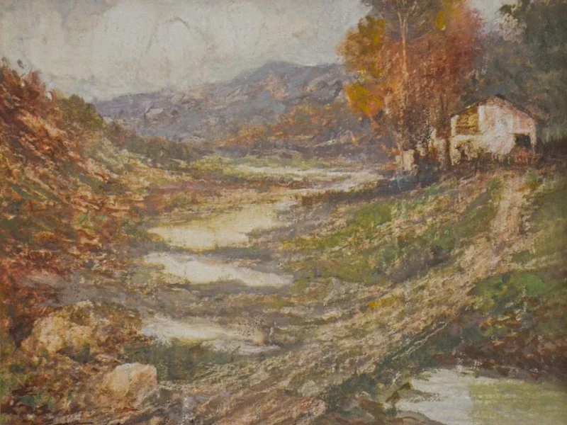 1876-Giovanni Secchi - Paesaggio